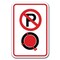 Signmission No Parking W/ Boot Sign 12inx18in Heavy Gauge Alum Signs, 18" L, 12" H, A-1218 Auto Boot - No Boot A-1218 Auto Boot - No Boot Symbol - alternate 1
